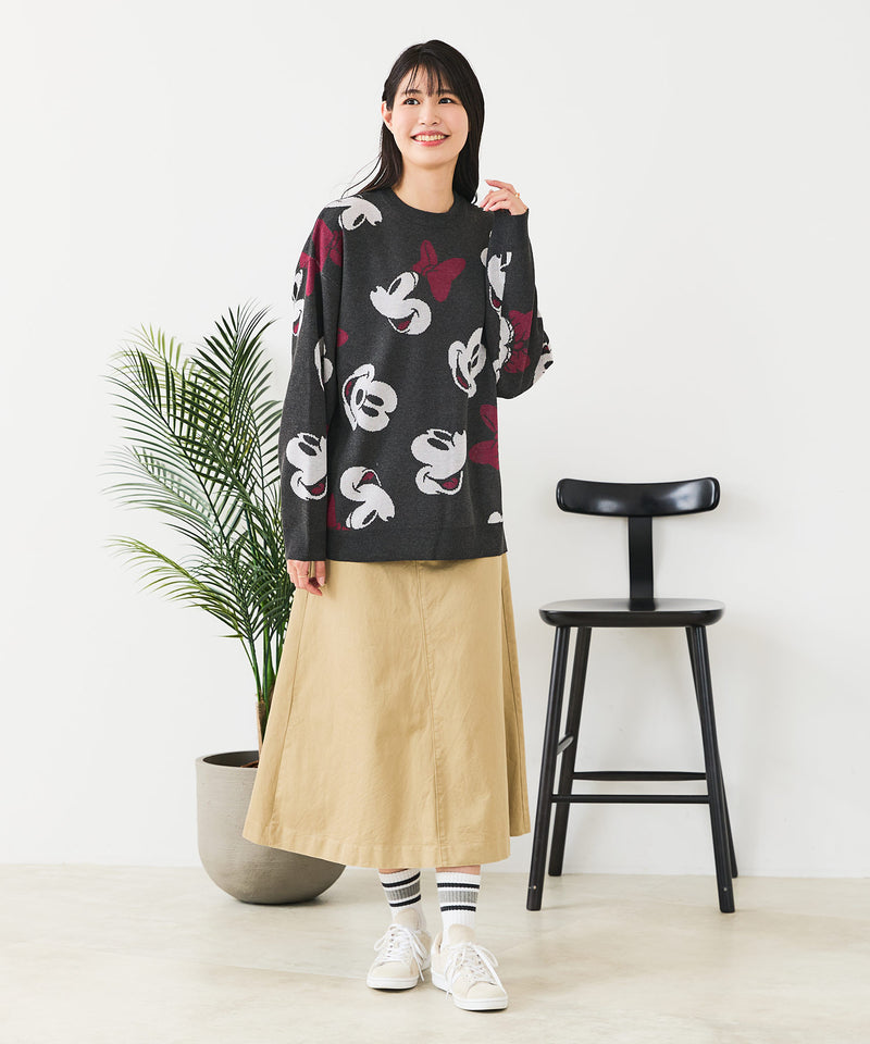 【DISNEY/ディズニー】DISNEY ジャガードニット