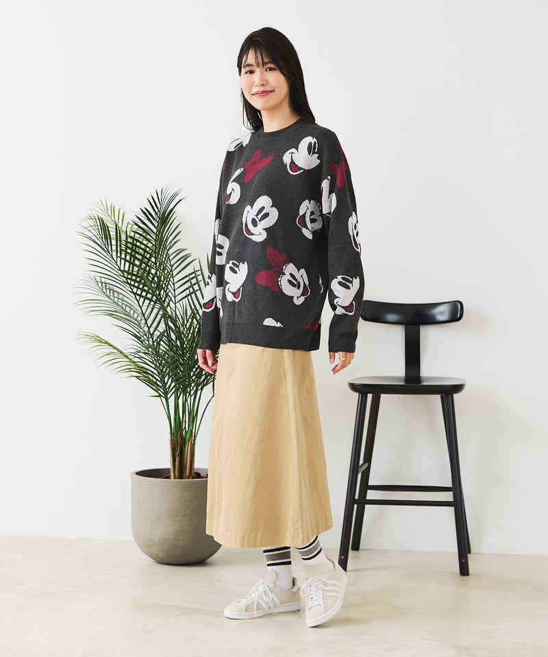 【DISNEY/ディズニー】DISNEY ジャガードニット