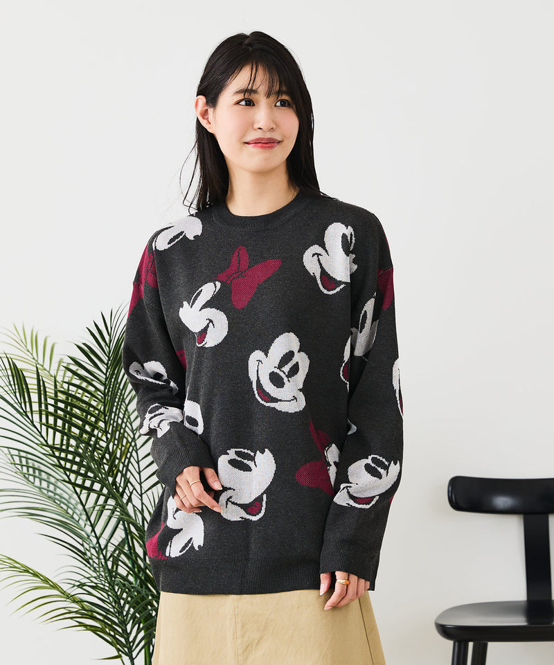 【DISNEY/ディズニー】DISNEY ジャガードニット