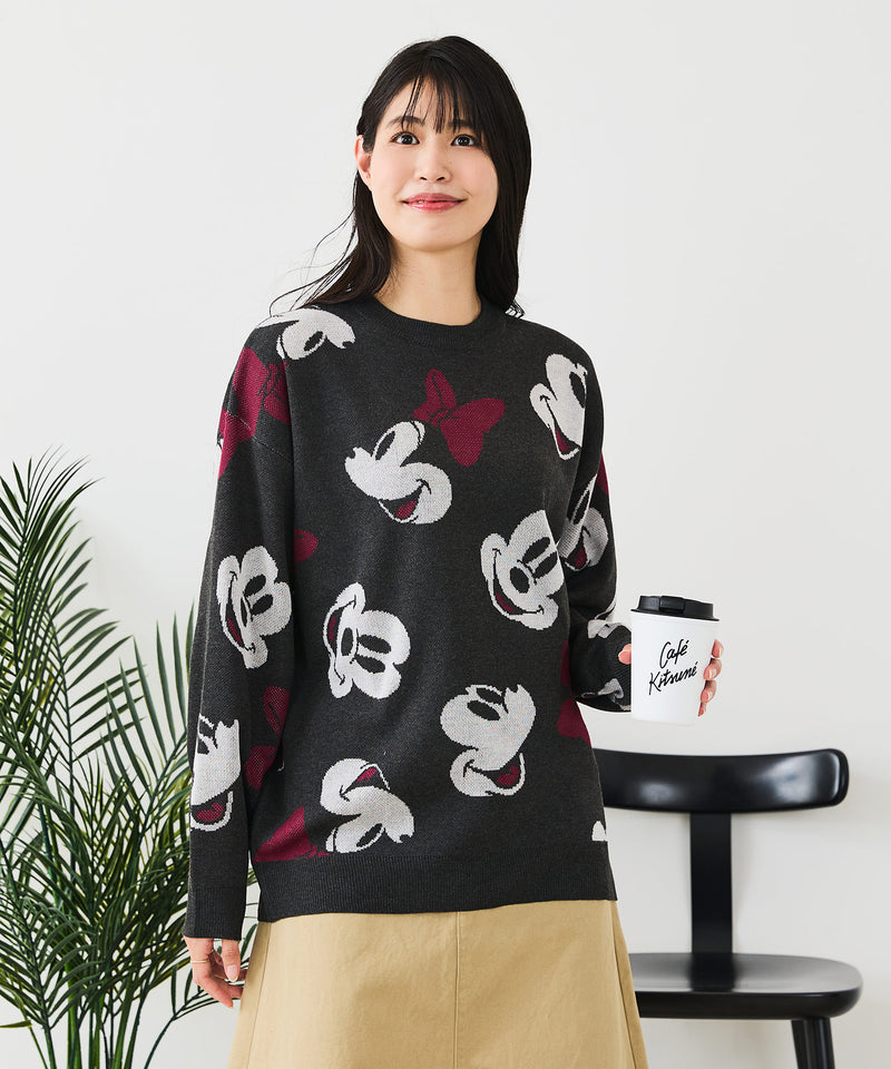 【DISNEY/ディズニー】DISNEY ジャガードニット