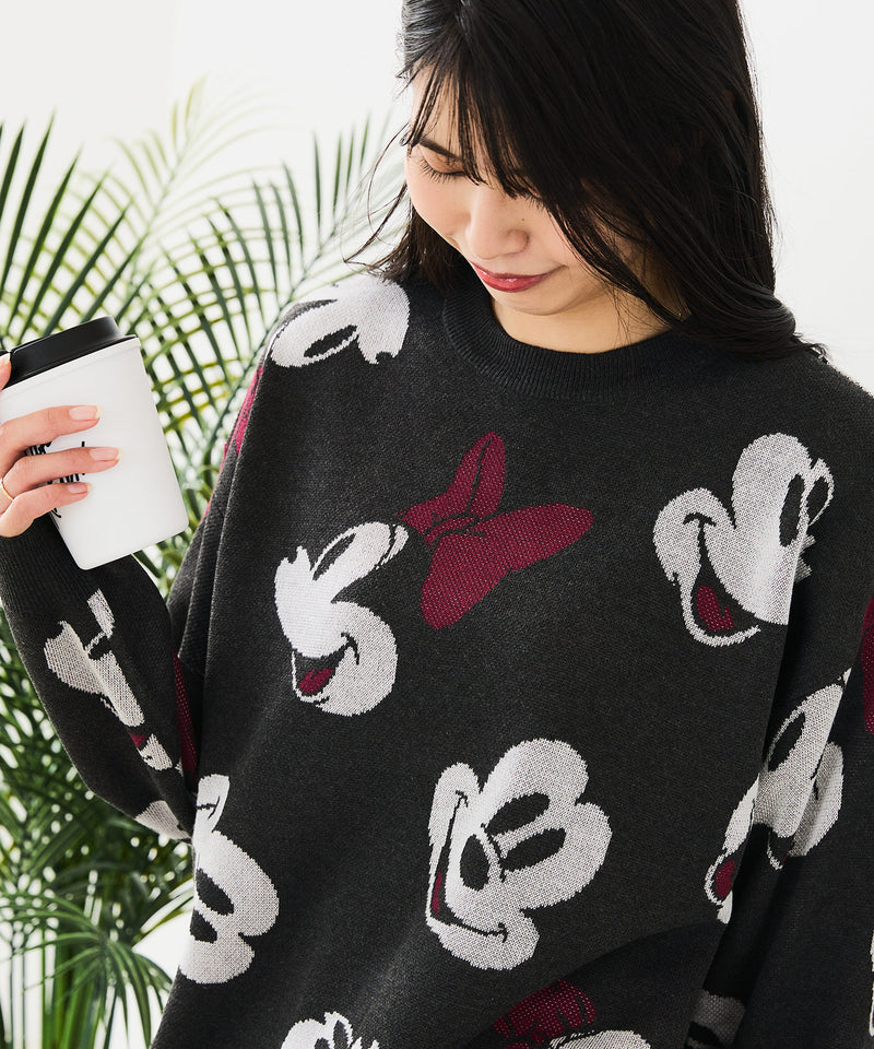 【DISNEY/ディズニー】DISNEY ジャガードニット