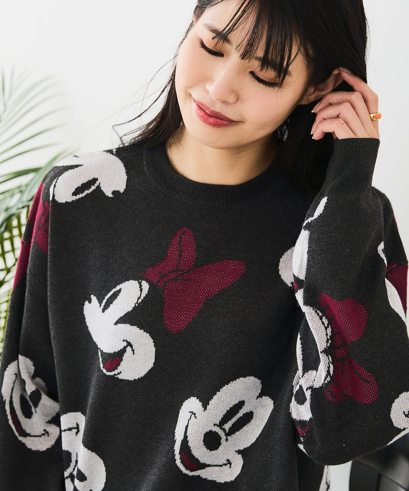 【DISNEY/ディズニー】DISNEY ジャガードニット