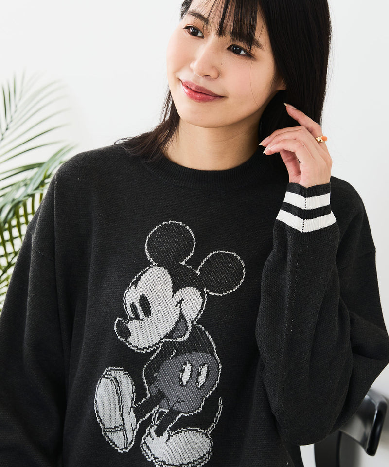 【DISNEY/ディズニー】DISNEY ジャガードニット