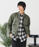 【UNIIT/ユニット】 ヴィンテージライクナイロン オーバーサイズMA-1 古着加工