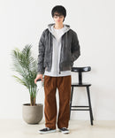 【UNIIT/ユニット】 ヴィンテージライクナイロン オーバーサイズMA-1 古着加工