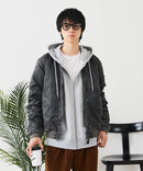 【UNIIT/ユニット】 ヴィンテージライクナイロン オーバーサイズMA-1 古着加工