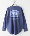 【UNDER WRAPS/アンダーラップス】ピグメント加工 バックプリントロンT zo