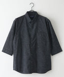 COOLMAXリネンミックス7分袖シャツ【BLUE STANDARD/ブルースタンダード