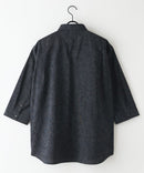 COOLMAXリネンミックス7分袖シャツ【BLUE STANDARD/ブルースタンダード