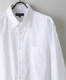 【Blue Standard:ブルースタンダード】フレンチリネンミックス 長袖 リラックスフィットシャツ