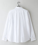 【Blue Standard:ブルースタンダード】フレンチリネンミックス 長袖 リラックスフィットシャツ