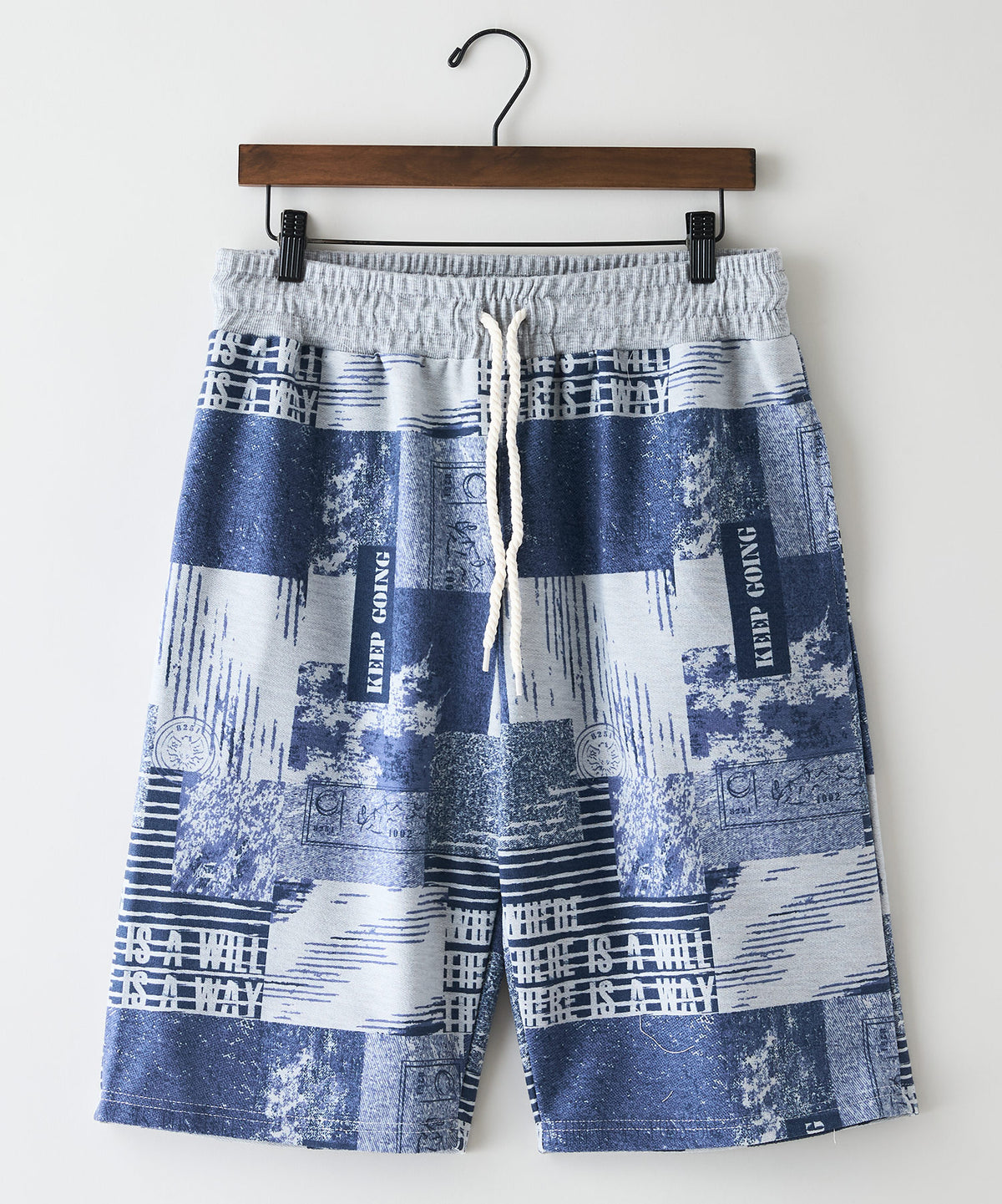 A3168 エミリオプッチ ショートパンツ ハーフパンツ 綿 総柄 青
