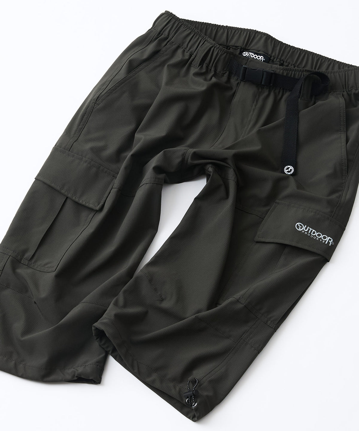 ストレッチリップストップ クロップドパンツ 7分丈 速乾 UVカット