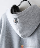 【TOM and JERRY/トムとジェリー】【ユニセックスデザインでリンクコーデにも◎】裏起毛プルオーバーパーカー フーディ 保温 カジュアル キャラクター トム ジェリー タフィー サカナ