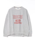 【DISCUS/ディスカス】カレッジロゴ 裏起毛スウェット 裾ラウンド