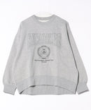 【C-FORT POINT/フォートポイント】カレッジロゴ ステッチ刺繍トレーナー