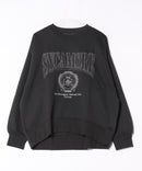 【C-FORT POINT/フォートポイント】カレッジロゴ ステッチ刺繍トレーナー