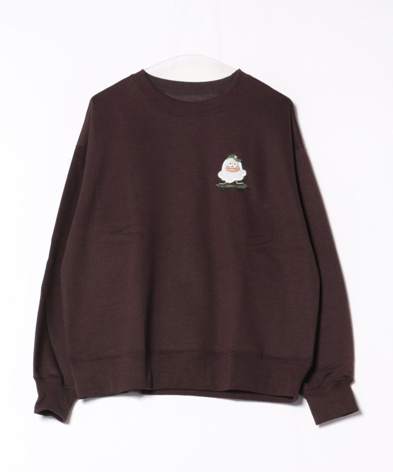 【C-FORT POINT/フォートポイント】オバケスケボー 刺繍トレーナー