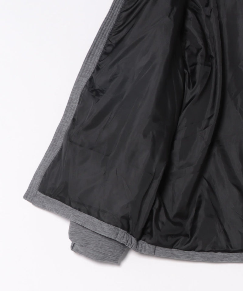 【Blue Standard/ブルースタンダード】カチオン杢ニット ストレッチ中綿ジャケット