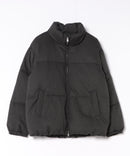 【Blue Standard/ブルースタンダード】ウールタッチ ヘリンボーン ファイバーダウンジャケット 軽量 大人カジュアル