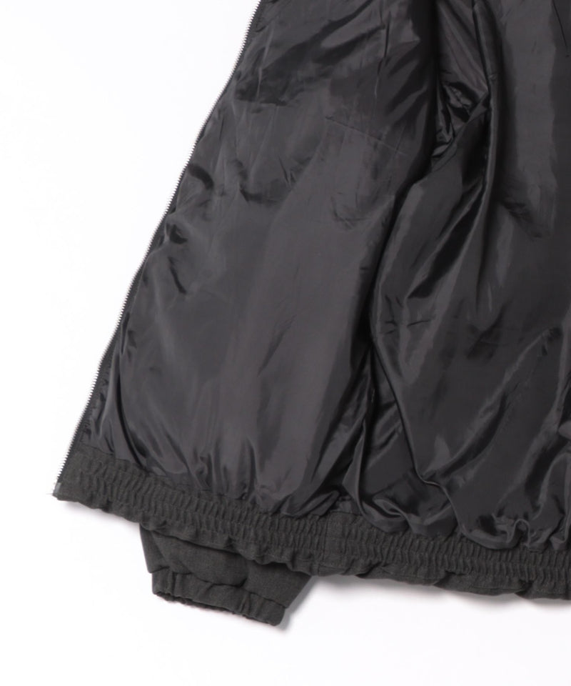 【Blue Standard/ブルースタンダード】ウールタッチ ヘリンボーン ファイバーダウンジャケット 軽量 大人カジュアル