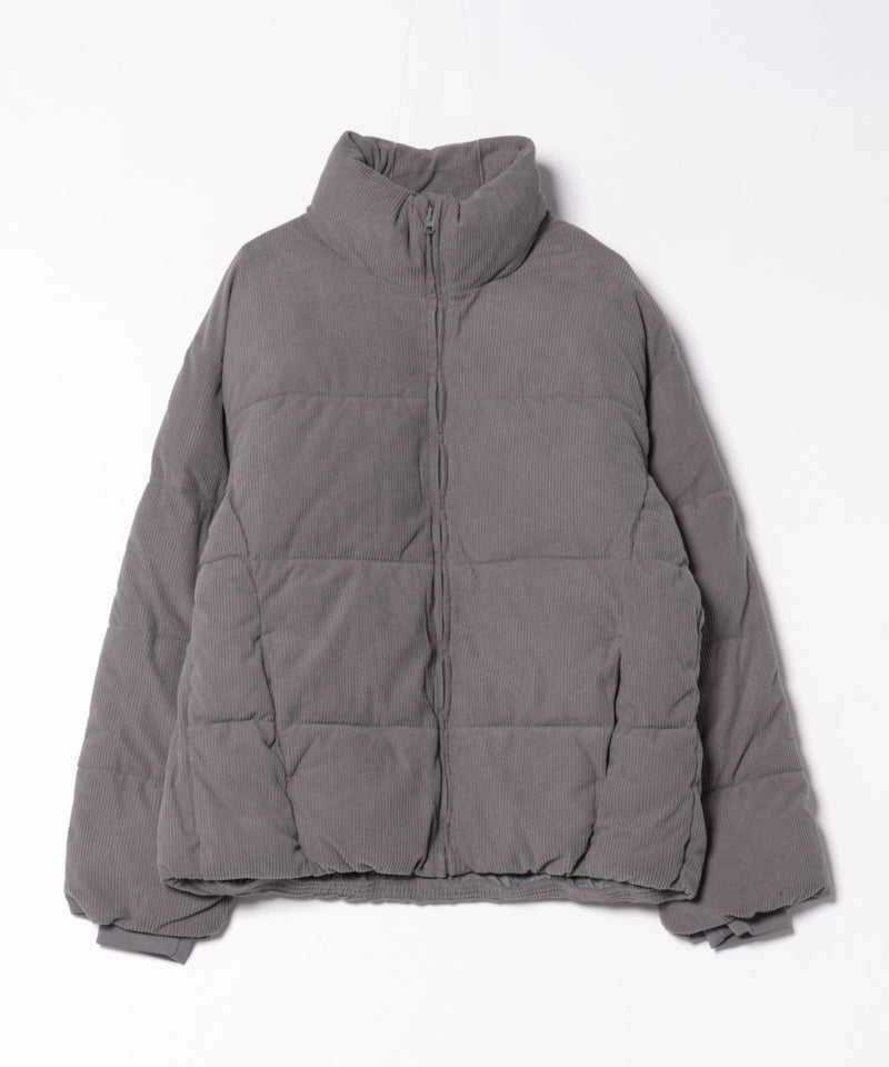 【Blue Standard/ブルースタンダード】コーデュロイ 軽量ファイバーダウンジャケット エコダウン