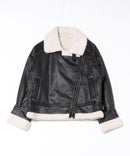 【C-FORT POINT/フォートポイント】合皮ライダースジャケット