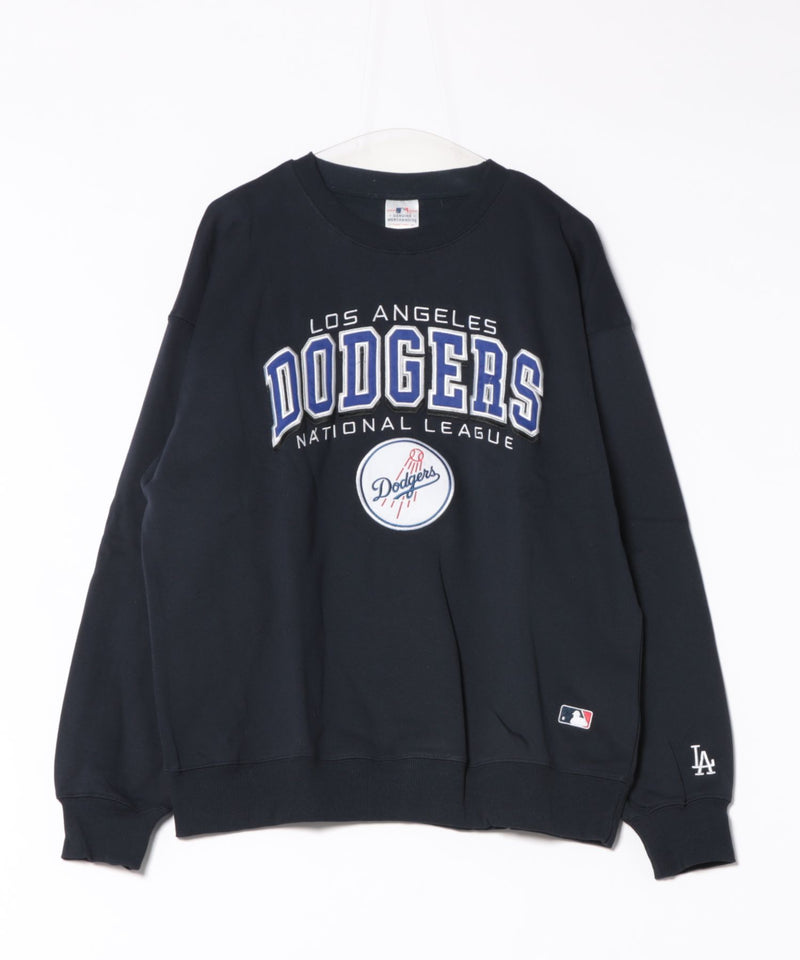 【MLB/メジャーリーグベースボール】 裏起毛 レトロロゴ クルーネックトレーナー スウェット