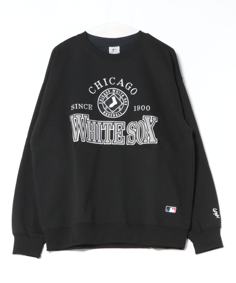 【MLB/メジャーリーグベースボール】 裏起毛 レトロロゴ クルーネックトレーナー スウェット