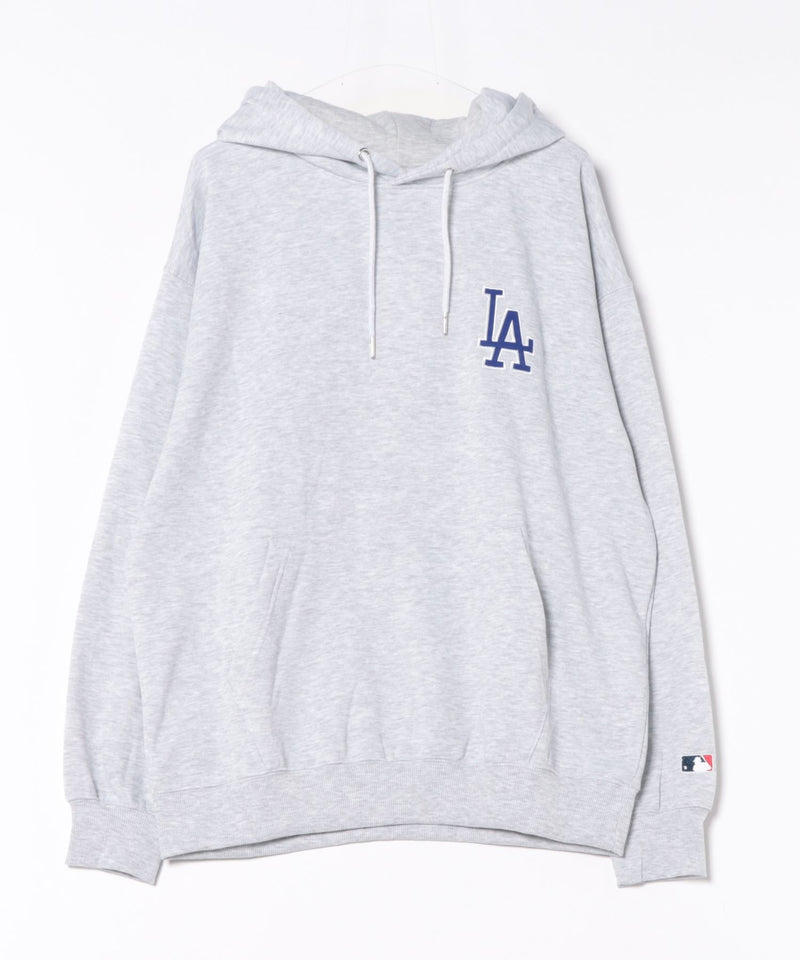 【MLB/メジャーリーグベースボール】裏起毛 バックロゴ フーディー プルオーバーパーカー