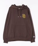 【MLB/メジャーリーグベースボール】裏起毛 バックロゴ フーディー プルオーバーパーカー