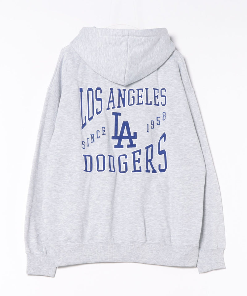 【MLB/メジャーリーグベースボール】裏起毛 バックロゴ フーディー プルオーバーパーカー