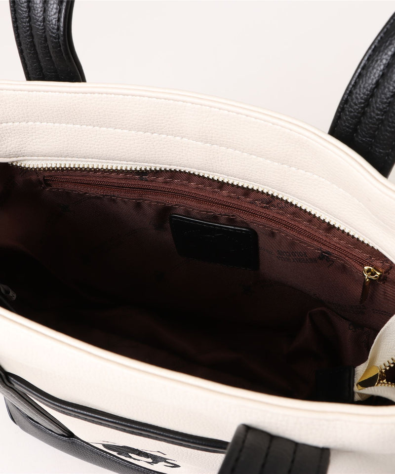 【U.S. POLO ASSN./ユーエスポロアッスン】PUレザー ミニトートバッグ