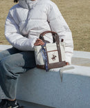 【U.S. POLO ASSN./ユーエスポロアッスン】PUレザー ミニトートバッグ