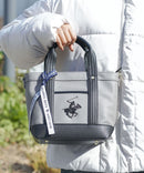 【U.S. POLO ASSN./ユーエスポロアッスン】PUレザー ミニトートバッグ