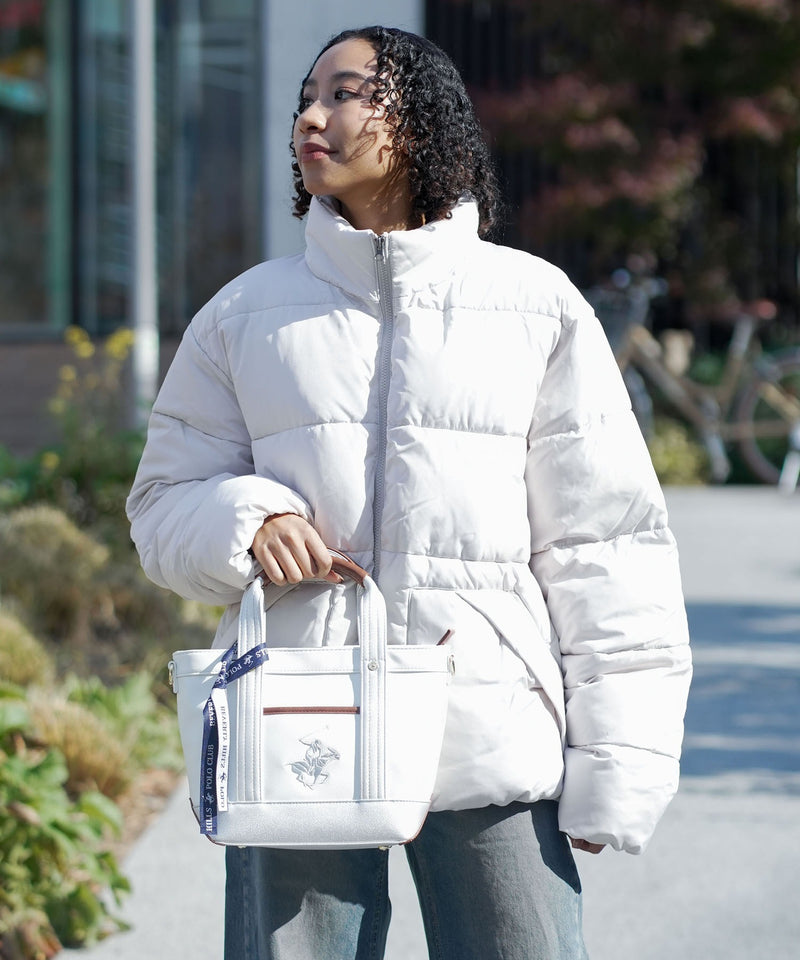 【U.S. POLO ASSN./ユーエスポロアッスン】PUレザー ミニトートバッグ