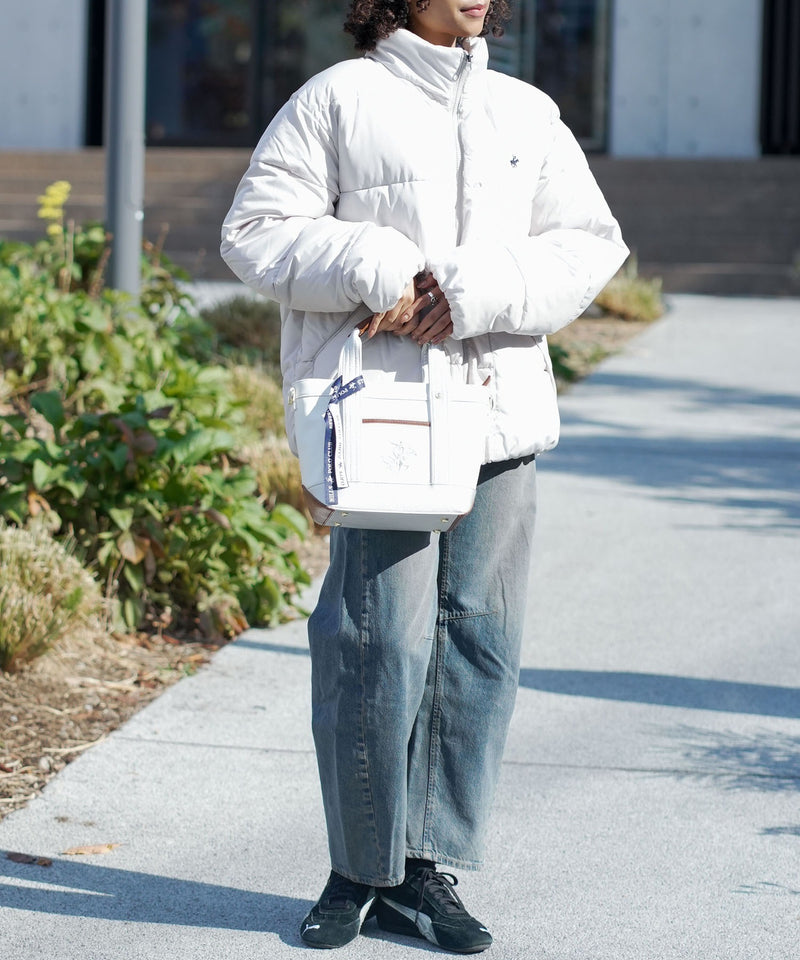 【U.S. POLO ASSN./ユーエスポロアッスン】PUレザー ミニトートバッグ