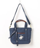 【U.S. POLO ASSN./ユーエスポロアッスン】デニム ミニトートバッグ