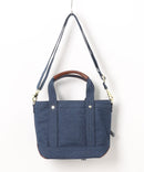 【U.S. POLO ASSN./ユーエスポロアッスン】デニム ミニトートバッグ