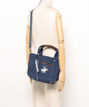 【U.S. POLO ASSN./ユーエスポロアッスン】デニム ミニトートバッグ