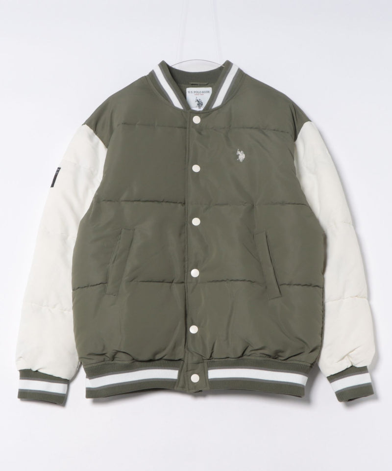 【U.S. POLO ASSN. /ユーエスポロアッスン 】パデッドヴァーシティジャケット スタジャン