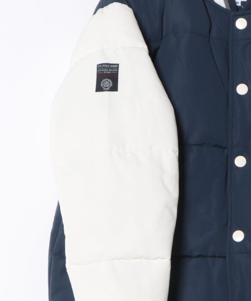 【U.S. POLO ASSN. /ユーエスポロアッスン 】パデッドヴァーシティジャケット スタジャン