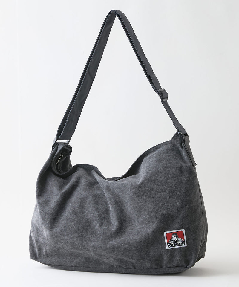 Benjamin ショルダーバッグ　新品 BEN DAVIS/ベンデイビス】ピグメントキャンバスショルダーバッグ