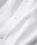 フレンチリネンミックス 長袖 リラックスフィット バンドカラーシャツ【Blue Standard:ブルースタンダード】