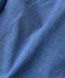 フレンチリネンミックス カーディガン 吸水速乾 麻混　クールビズ【Blue Standard:ブルースタンダード】