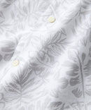 COOLMAXリネンミックス総柄シャツ【BLUE STANDARD/ブルースタンダード】