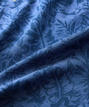 COOLMAXリネンミックス総柄シャツ【BLUE STANDARD/ブルースタンダード】