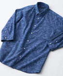 COOLMAXリネンミックス7分袖シャツ【BLUE STANDARD/ブルースタンダード