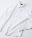 【Blue Standard:ブルースタンダード】フレンチリネンミックス 長袖 リラックスフィットシャツ