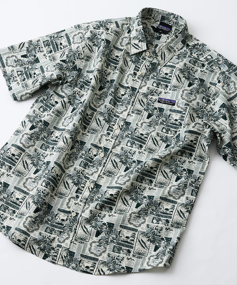 ライトリップル 総柄シャツ RAGGED MOUNTAIN